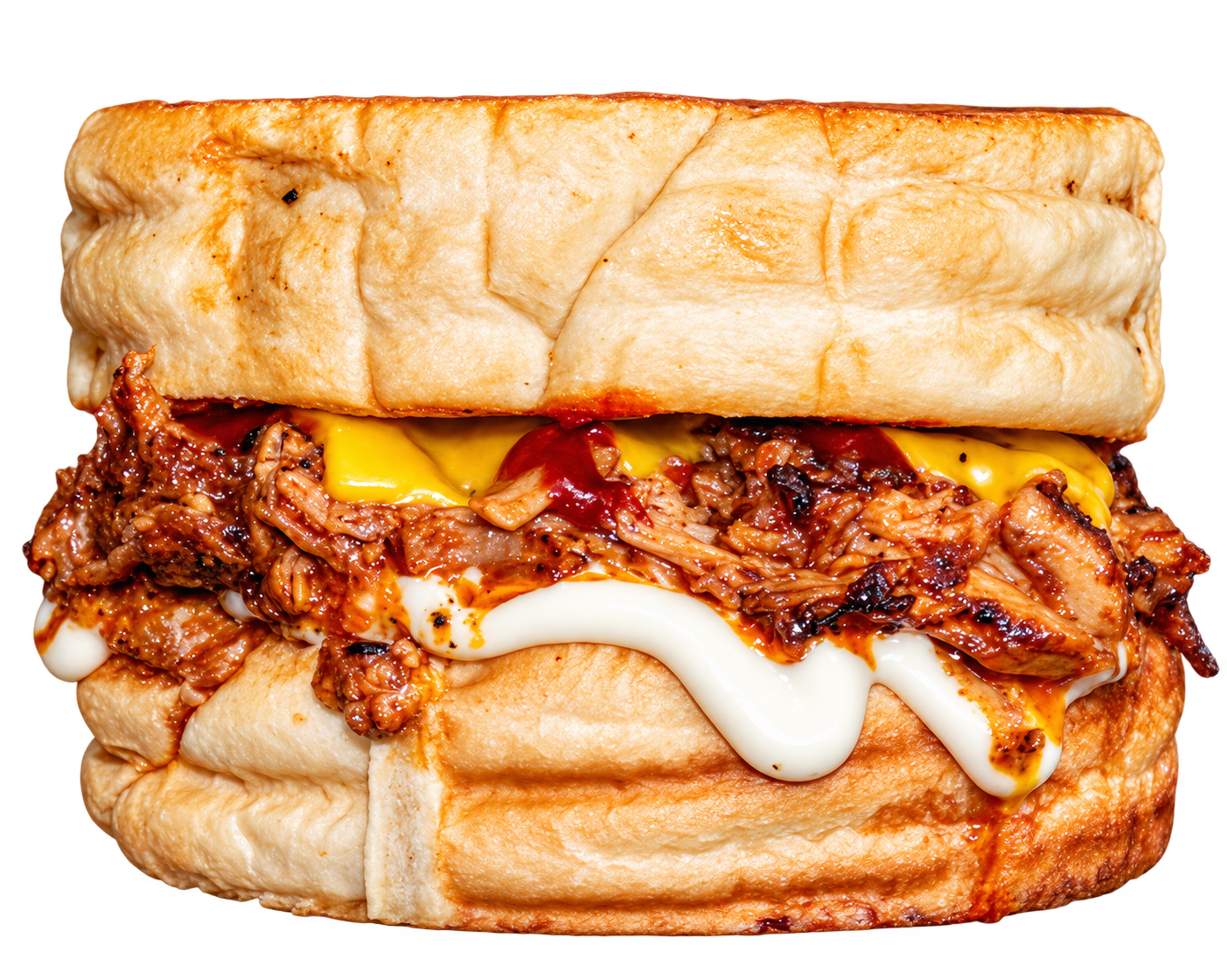 Pigs in Space grilled sandwich